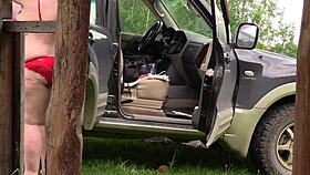 Voyeur Outdoors Spies on How Two Mature Lesbians Make a Porn Movie Fat Milf with a Big Ass Behind the Scenes Fetish