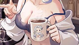 feel the rush as furina guides your femdom feet stroke to a quick climax.