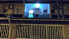 Novinha Casada É Flagrada Fodendo Com O Amante Na Varanda De Casa Caiu Na Net