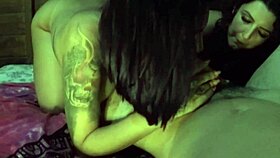 aquel boquete duplo na cabana com big tits e monster cock