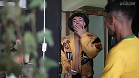 Behind the Scenes: Joseph Santos in Brasileirinhos Bareback Group Action