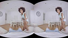 newlywed bride in virtual reality