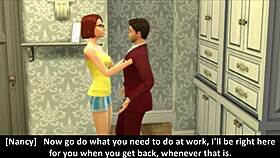 Vanessa's special guest arrives at the wedding in sims 4