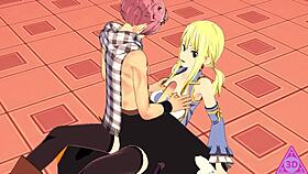 lucy natsu fairy tail hentai videos blowjob handjob horny and cumshot gameplay porn uncensored thereal3dstories