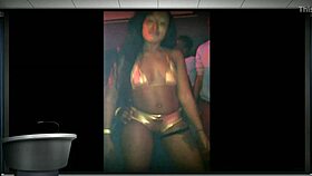 kissi rips clothes at birthday party