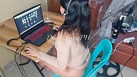 Call center agent gets roughly fucked by horny delivery rider in scandalous hardcore scene