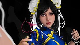 I fucked the Chun Li sex doll passionately