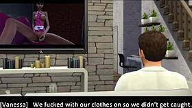 Vanessa's special guest arrives at the wedding in sims 4