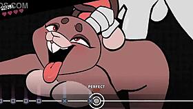 Beat banger features boss gameplay in cartoon style.