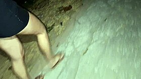 fanny's flashing her ass without panties on the street, wanna see?