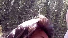 i petite latina suck huge cock and swallow cum by riverfront