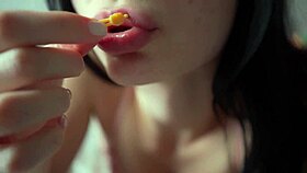 Giantess girlfriend vore you on Valentine's Day