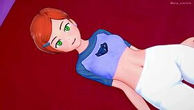 Gwen from Ben 10 finally gets to have fun in the adult love hotel 😏