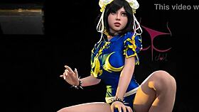 I fucked the Chun Li sex doll passionately