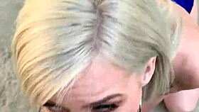 Blonde Teen Kiara Cole's Emotional Public Sex After Break-In POV