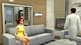 Vanessa's special guest arrives at the wedding in sims 4