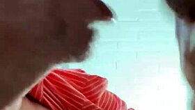 Friday Toilet Session Turns Into Intense Gagging for Gay Duo