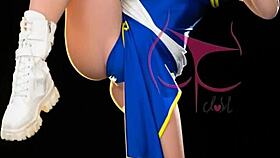I fucked the Chun Li sex doll passionately