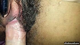 Amateur Couple Using Vibrator Pov