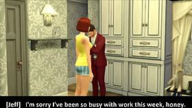 Vanessa's special guest arrives at the wedding in sims 4