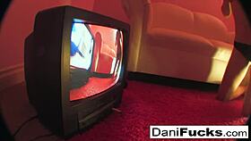 Dani Daniels fingers her wet pussy intensely.