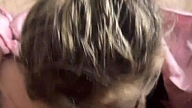 Damn! Sucking a Tattooed Dealer in Dark Alley Until He Fills My Mouth!