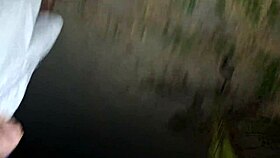 fanny's flashing her ass without panties on the street, wanna see?