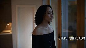 Forbidden Affair With Horny Curly Ebony Wife Cheating On Husband In High Definition