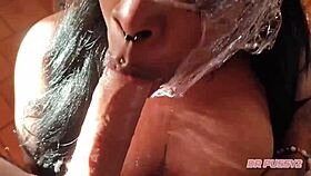 African Nymphomaniac Feels Intense Pleasure In Hardcore Deepthroat
