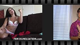 Feel The Emotion In This Bisexual Lingerie Femdom Session