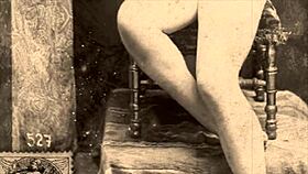 Vintage granny fanny in retro style