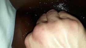 Ebony wife does it all with monster black cock