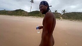 i went with my friend to the nudist beach to show off our pussies for the horny guys.