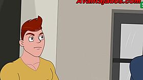 Cartoon gay hentai with fresh college boys Faxineiro