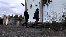 Dominatrix Mistress April runs a tough show at the GROSSENHAIN INTERROGATION PRISON!