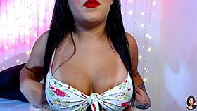 African guy plays game with guided jerk off instructions.