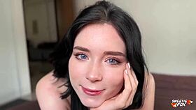 Busty Stepsister Desperate For Sex Gets Hard Fucked By Stepbrother Pov.