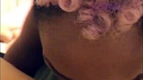 Cubana Nasty receiving head from Caribbean lesbian