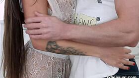 Watch Tori Hendrix lick and kiss in doggystyle hardcore, cumming on her shaved pussy! Homecoming passion unleashed!