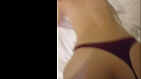 Asian teen jumps on my cock for homemade doggystyle fuck