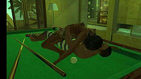 i-i was playing on the pool table and accidentally knocked over the balls