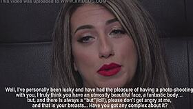 Chatting with Mégane Lopez, the new French porn actress in a nightclub casting