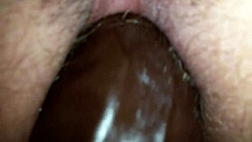 BBW says, 'Can this massive dildo handle my gaping pussy?'