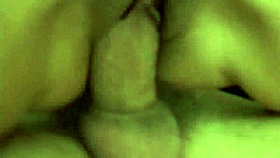 She fucks his cock in her mouth