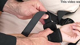 Bound Teen 18+ Experiences Intense Orgasms With Toys On Big Cock.