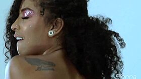 watch ariella ferraz find a big cock guy at the block and get her ass fucked