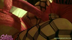 Sabrina sabrok huge tits blonde getting massive melons squeezed