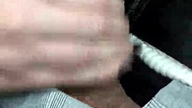 blowjob while driving in the car, so risky and public!