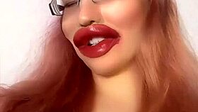 Goddess in glasses gives jerk off instructions for financial domination fetish.