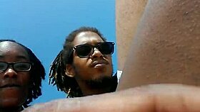 Man, I’m just fingering on the beach with this ebony MILF, so wet... can’t even type right!